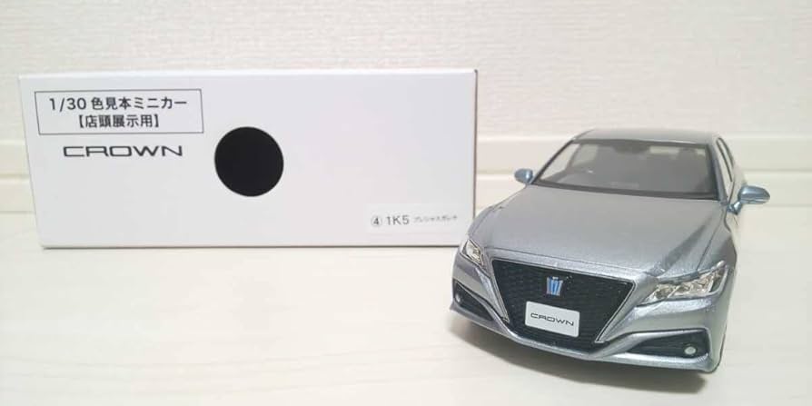 トヨタ CROWN SPORTミニカー 1/30 アッシュ　ダイキャスト製 トヨタ CROWN SPORT HEVミニカー アッシュグレー 1/30 Amazon.co